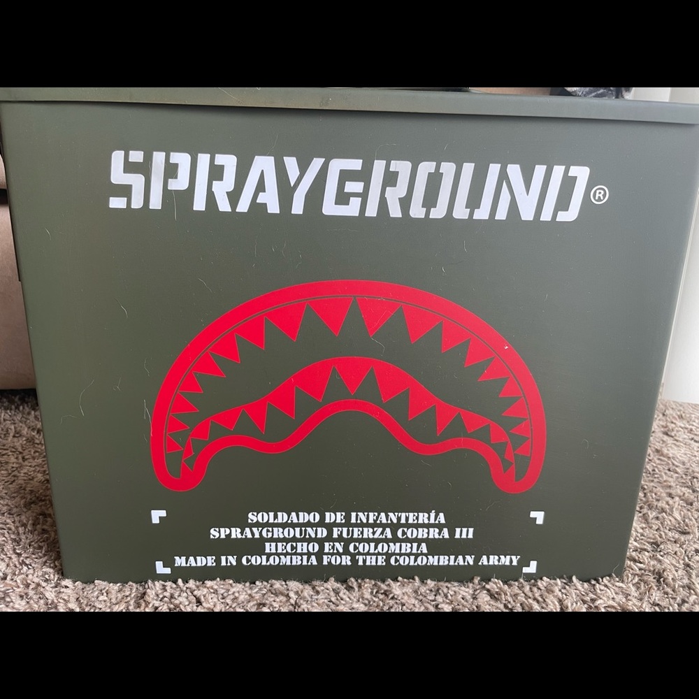 SPRAYGROUND CAMO FUERZA COBRA PARATROOPER BOOTS - MADE IN COLOMBIA NUMBER 21/280